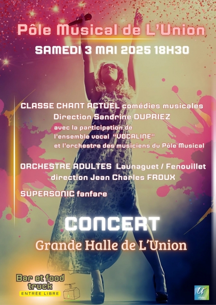 Concert Chant Actuel - Pôle Musical de l'Union